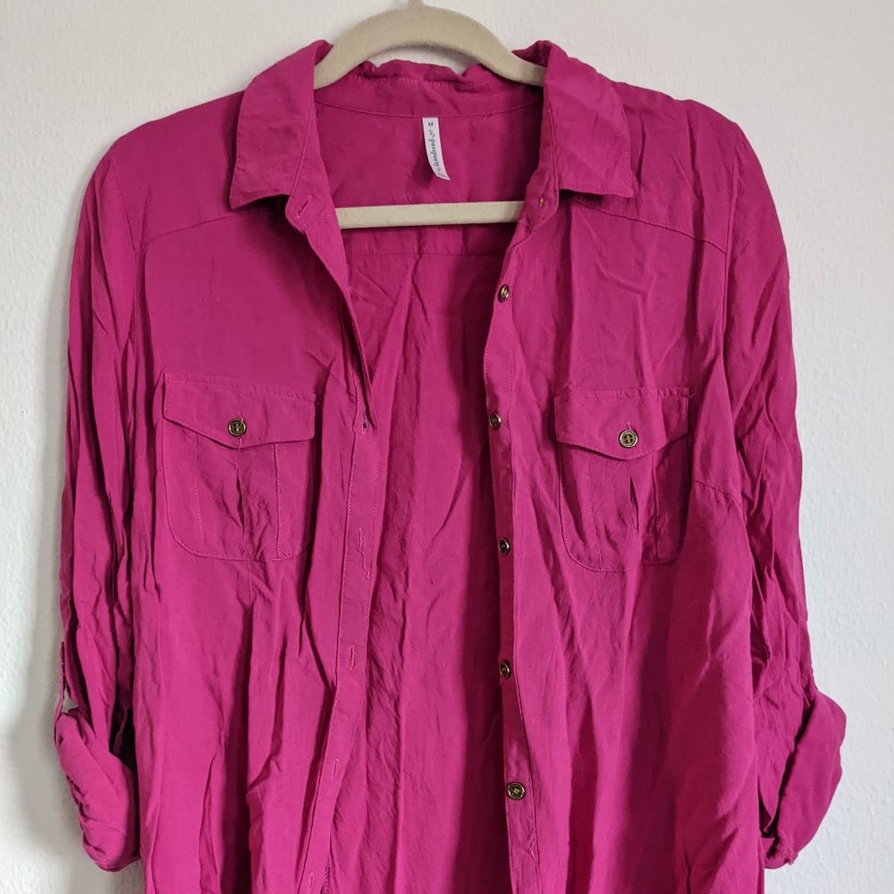 Button Up Dress Top